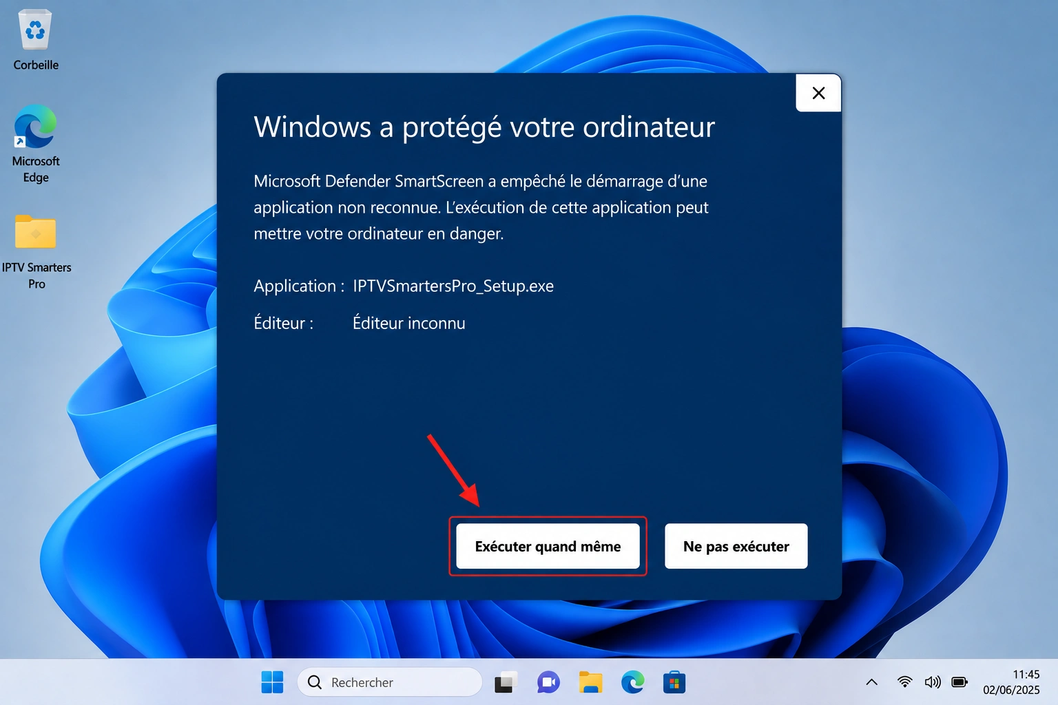Installer IPTV Smarters Pro sur Windows 11 : réglage de l'accélération matérielle GPU dans les paramètres vidéo